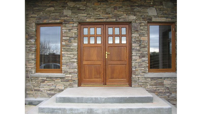 Teak Double Door 110