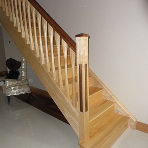 Ash And Walnut Stairs 124