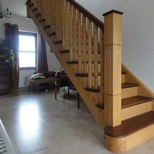 Ash and Mahogany Stairs