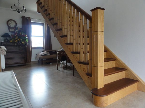 Ash and Mahogany Stairs