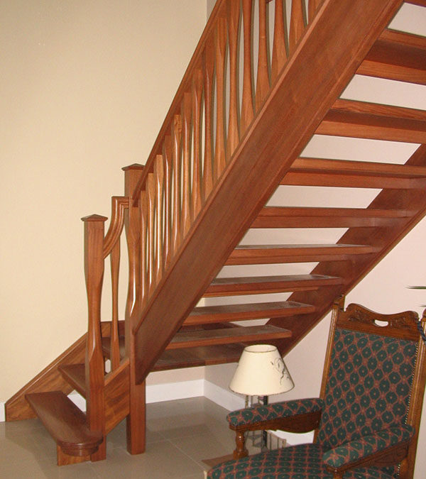 Mahogany Stairs 125