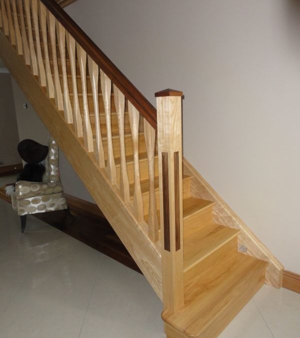 Ash Walnut Stairs 142